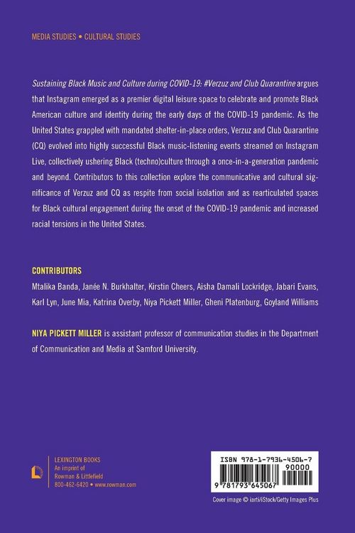 Produktbild: Sustaining Black Music and Culture during COVID-19