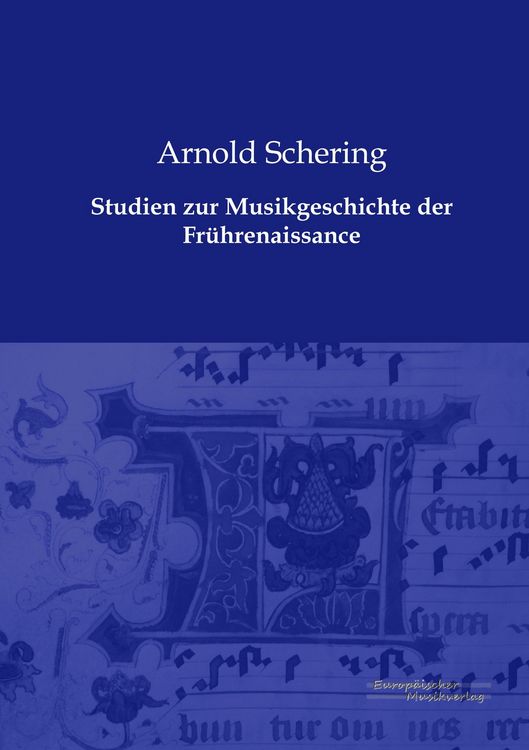 Produktbild: Studien zur Musikgeschichte der Fr&uuml;hrenaissance