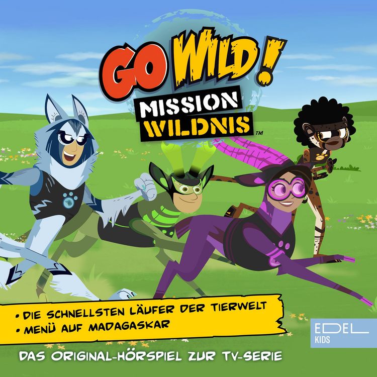 Produktbild: Die schnellsten L&auml;ufer der Tierwelt / Menu auf Madagaskar (Das Original-H&ouml;rspiel zur TV-Serie)