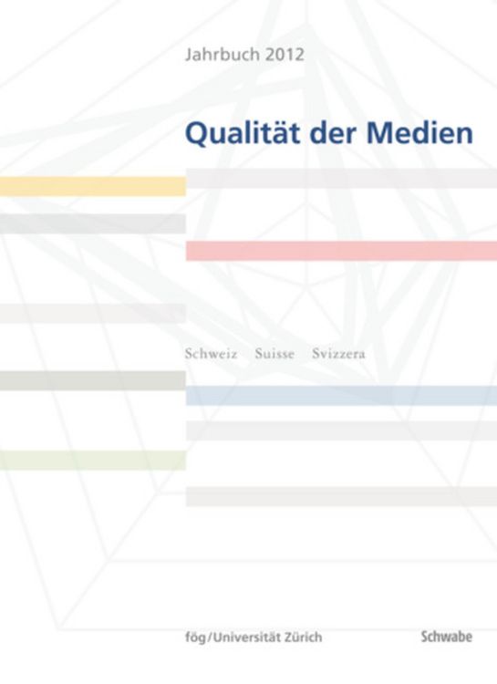 Produktbild: Jahrbuch Qualit&auml;t der Medien 2012