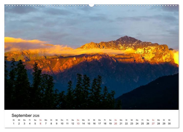 Produktbild: Impressionen vom Comer See (hochwertiger Premium Wandkalender 2026 DIN A2 quer), Kunstdruck in Hochglanz