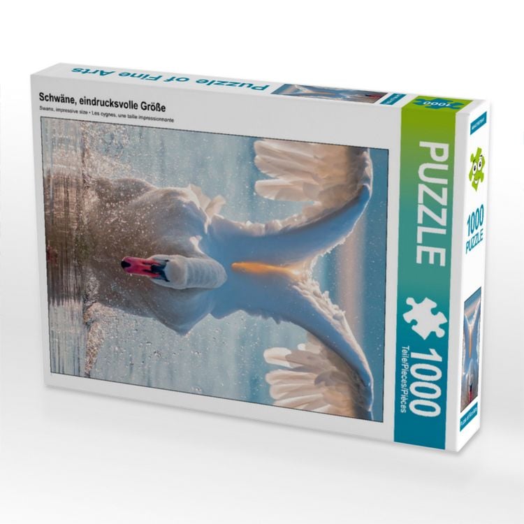 Produktbild: CALVENDO Puzzle Schw&auml;ne, eindrucksvolle Gr&ouml;&szlig;e 1000 Teile Lege-Gr&ouml;&szlig;e 480 x 640 cm Foto-Puzzle Bild von Peter Roder
