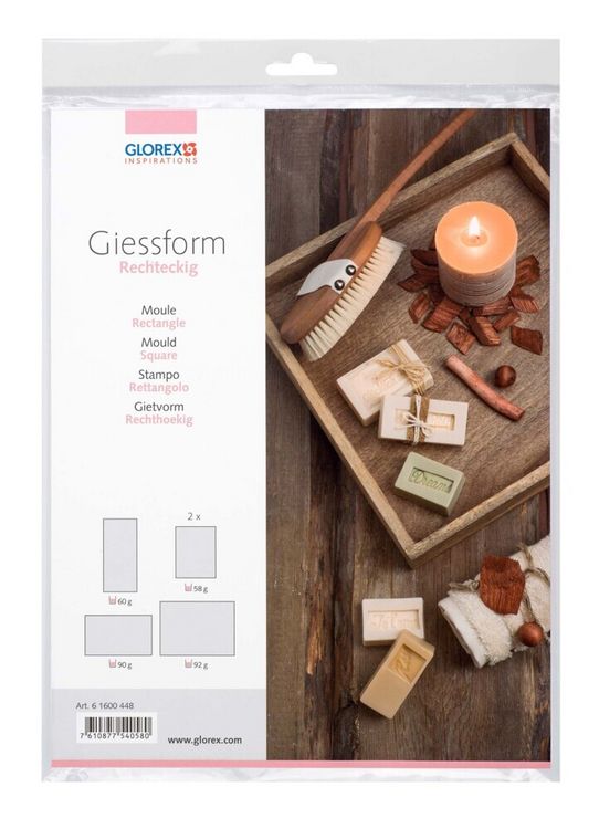 Produktbild: Giessform rechteckig 4St 56 - 80mm