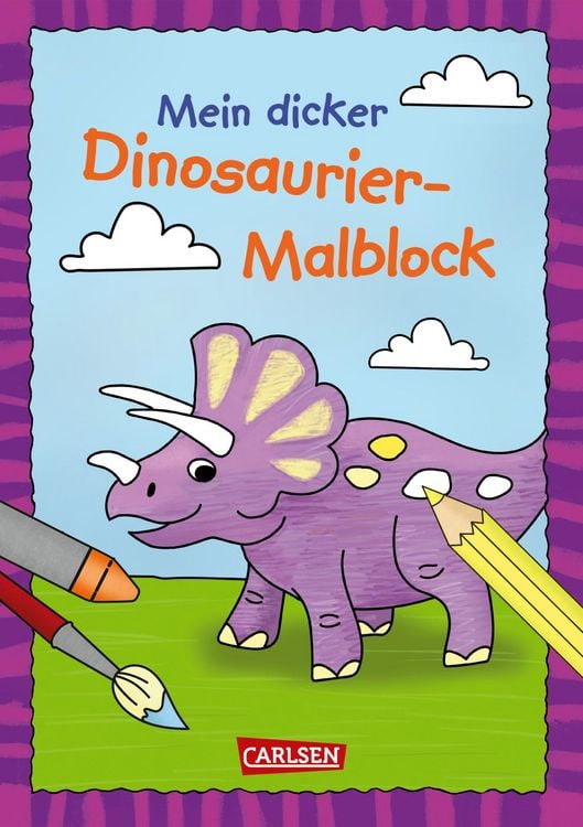 Produktbild: Mein dicker Dinosaurier-Malblock