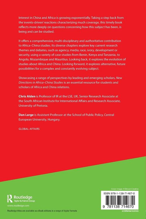 Produktbild: New Directions in Africa-China Studies