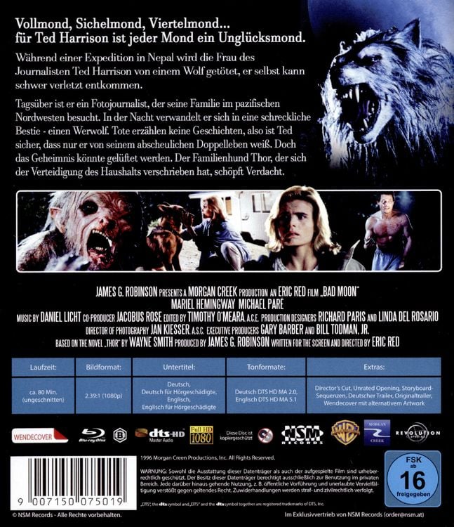 Produktbild: Bad Moon (uncut)