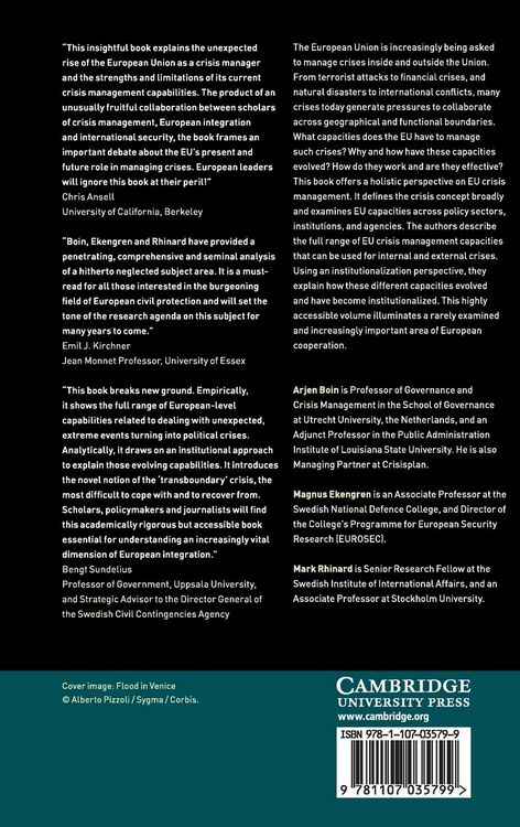 Produktbild: The European Union as Crisis Manager