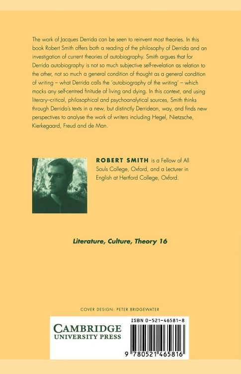Produktbild: Derrida and Autobiography