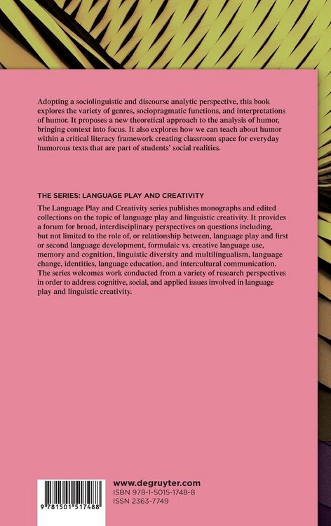 Produktbild: Recontextualizing Humor