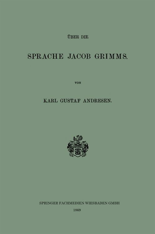 Produktbild: &Uuml;ber die Sprache Jacob Grimms