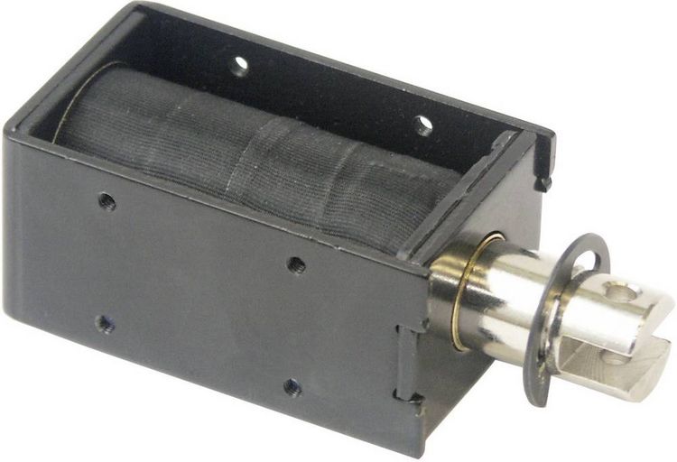 Produktbild: RED MAGNETICS ITS-LS3830B-Z-12VDC Hubmagnet ziehend 2 N/mm 56 N/mm 12 V/DC 8W