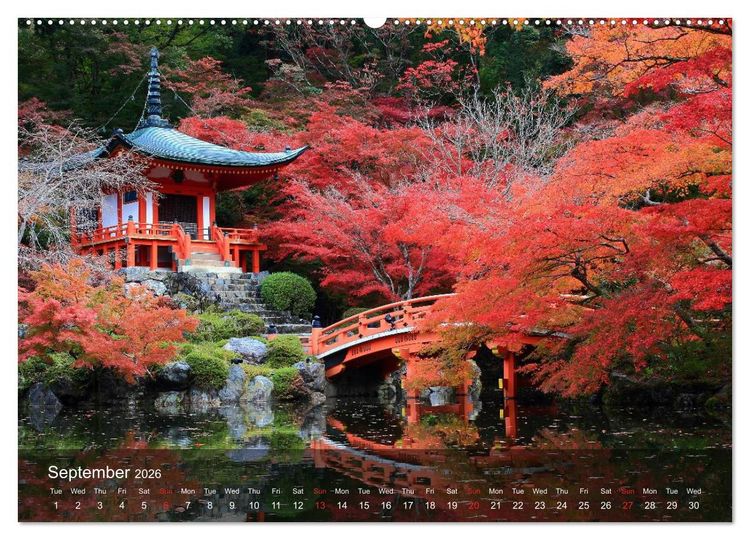 Produktbild: Japan Magic of a great country (High Quality Premium Wall Calendar 2026 DIN A2 landscape),CALVENDO 12 Month Wall Calendar