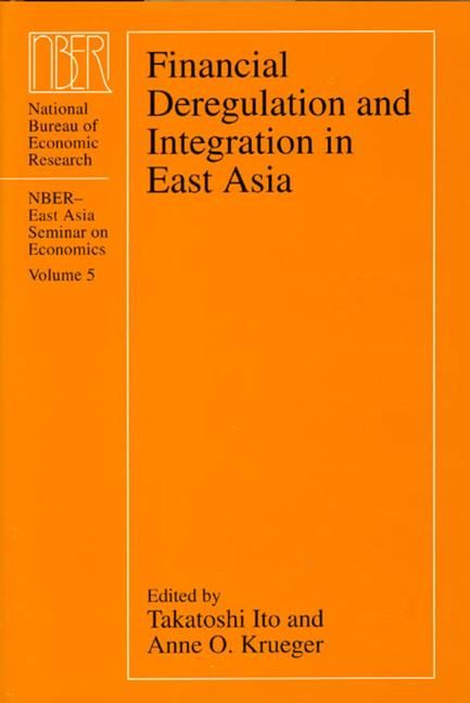 Produktbild: Financial Deregulation and Integration in East Asia