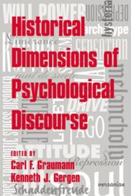 Produktbild: Historical Dimensions of Psychological Discourse