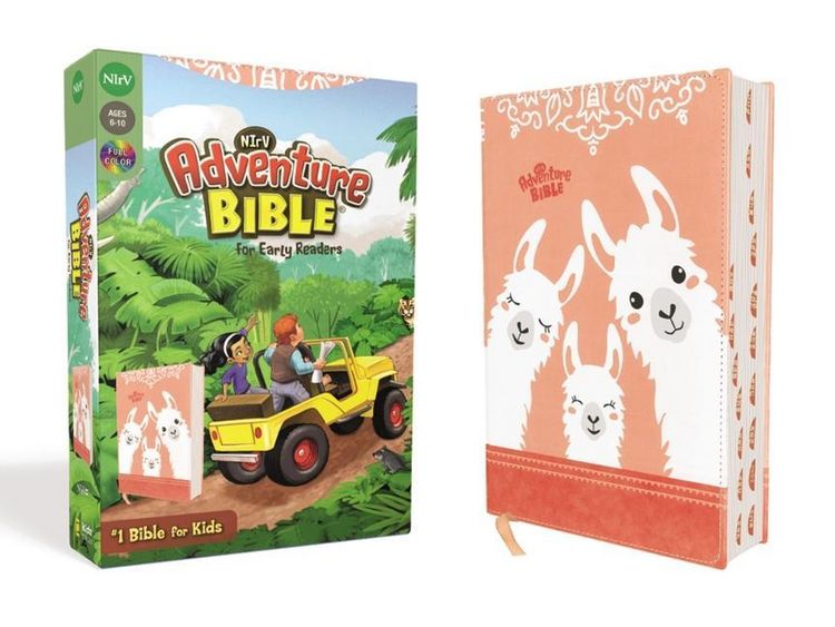 Produktbild: Nirv, Adventure Bible for Early Readers, Leathersoft, Coral, Full Color, Thumb Indexed Tabs