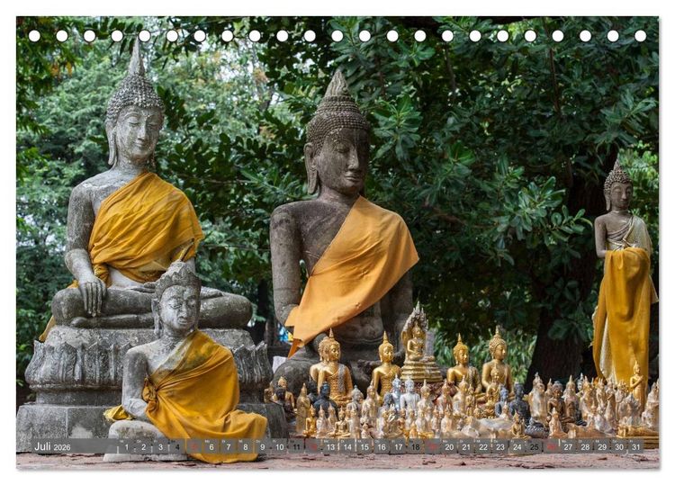 Produktbild: Buddha - Momente der inneren Einkehr (Tischkalender 2026 DIN A5 quer), CALVENDO Monatskalender