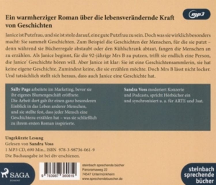 Produktbild: Das Gl&uuml;ck der Geschichtensammlerin