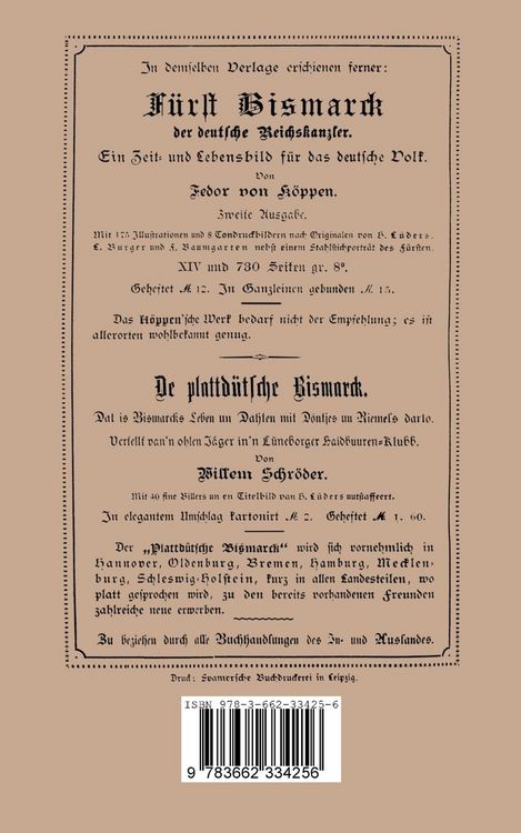 Produktbild: Unser Bismarck