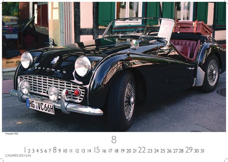 Produktbild: British Classic Cars Kalender 2027 &ndash; Wandkalender | Fotokalender Englische Oldtimer 35x50cm Gro&szlig;format - Eleganz der Britischen Oldtimer
