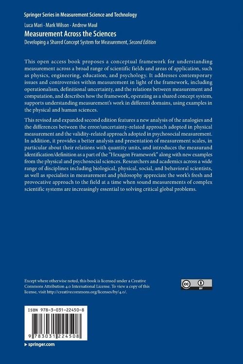 Produktbild: Measurement Across the Sciences