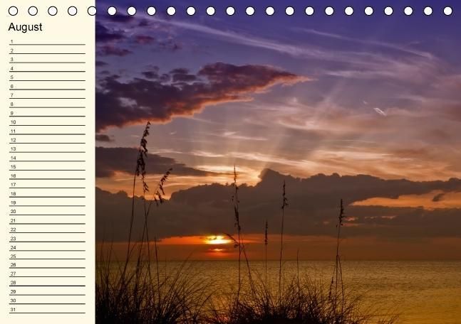 Produktbild: Immerw&auml;hrender Geburtstagskalender &ndash; Beautiful Sunsets (Tischkalender immerw&auml;hrend DIN A5 quer)