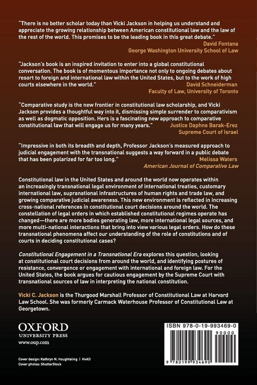 Produktbild: Constitutional Engagement in a Transnational Era