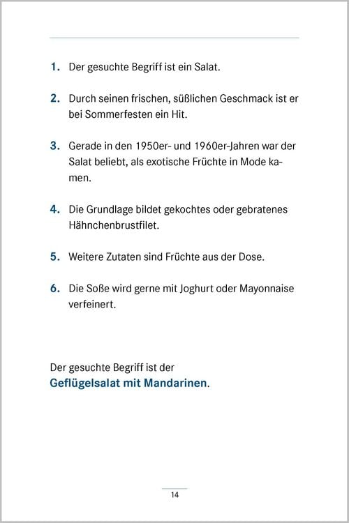 Produktbild: Umschreibungen Essen und Trinken