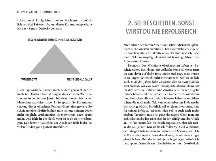 Produktbild: Die 39,5 Remus-Regeln f&uuml;r mehr Erfolg