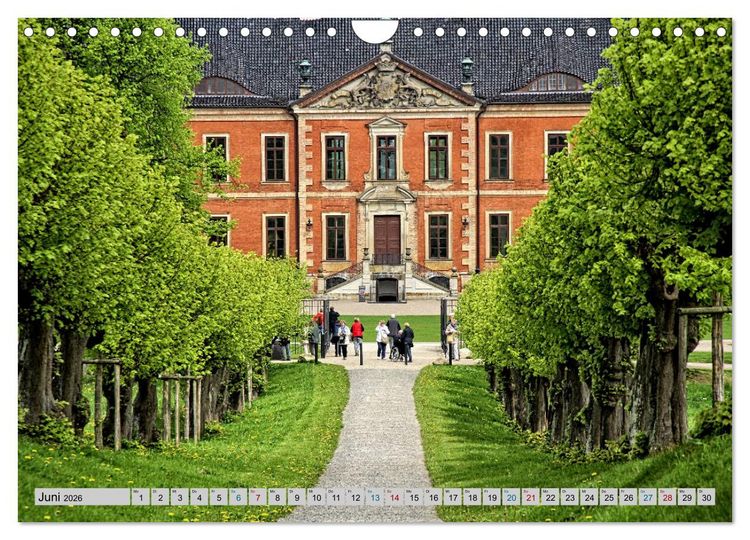Produktbild: Schloss Bothmer - Kl&uuml;tzer Schlossimpressionen (Wandkalender 2026 DIN A4 quer), CALVENDO Monatskalender