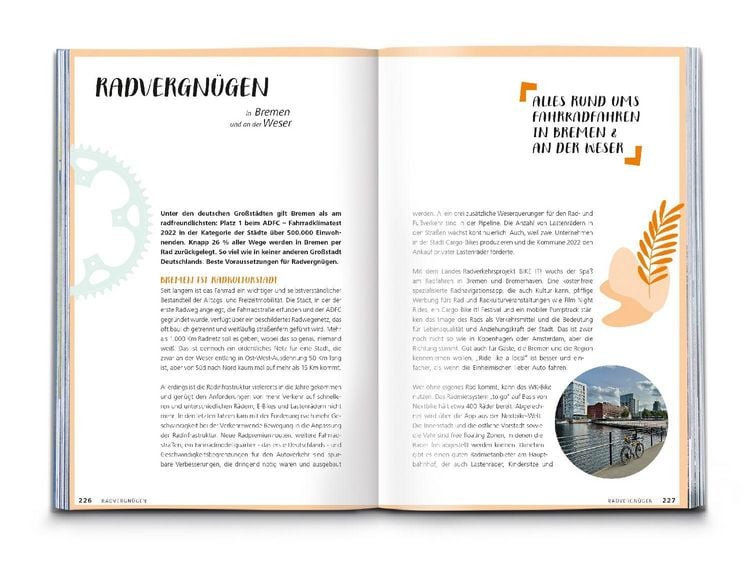 Produktbild: KOMPASS Radvergn&uuml;gen Bremen & Weser