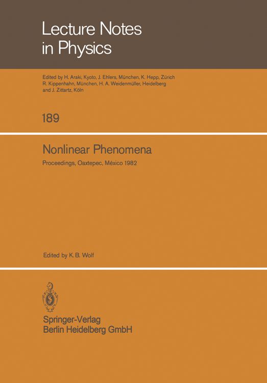 Produktbild: Nonlinear Phenomena