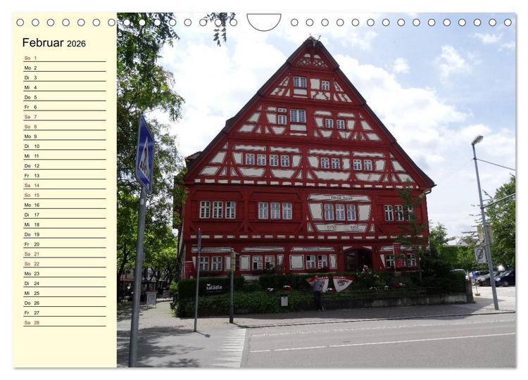 Produktbild: Stadtbummel durch Kirchheim unter Teck (Wandkalender 2026 DIN A4 quer), CALVENDO Monatskalender