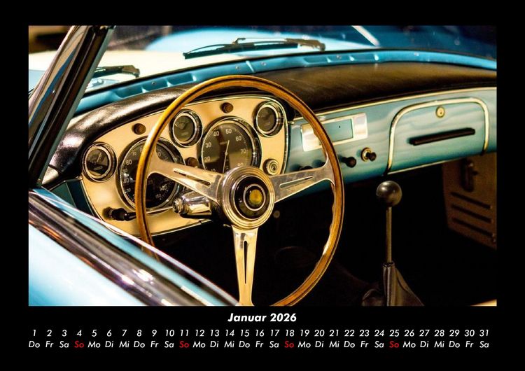 Produktbild: Welt der Oldtimer 2026 Fotokalender DIN A3