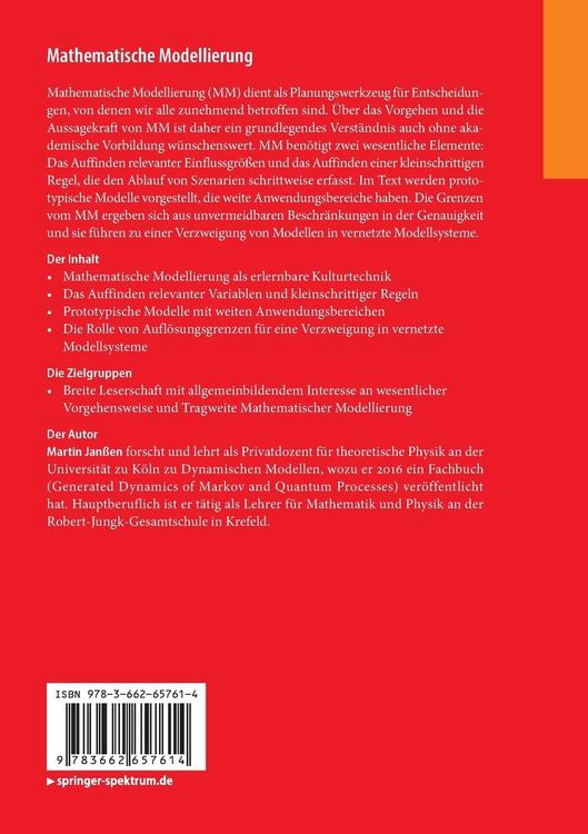 Produktbild: Mathematische Modellierung
