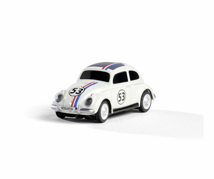 Produktbild: Carson Modellsport 500504153 VW Beetle Rallye 1:87 RC Modellauto Elektro Stra&szlig;enmodell inkl. Akku, Ladeger&auml;t und Senderbatterien