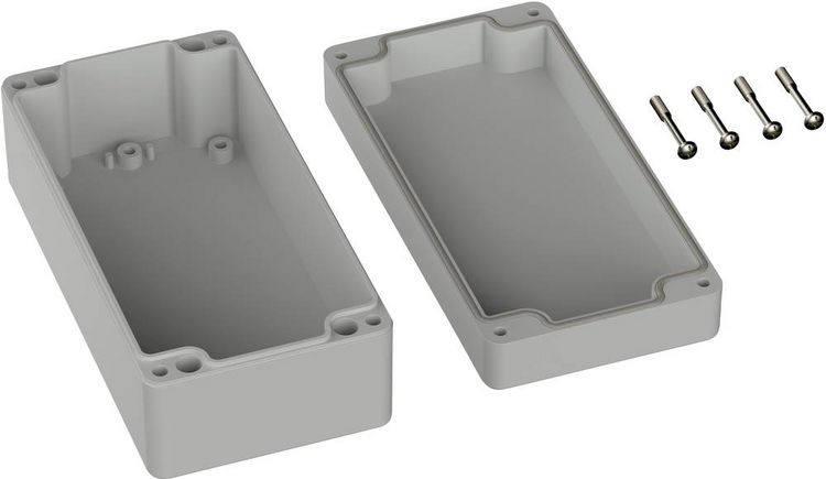 Produktbild: TRU COMPONENTS TC-9065468 Outdoor-Geh&auml;use 160 x 80 x 60 Polycarbonat Lichtgrau (RAL 7035) 1 St.