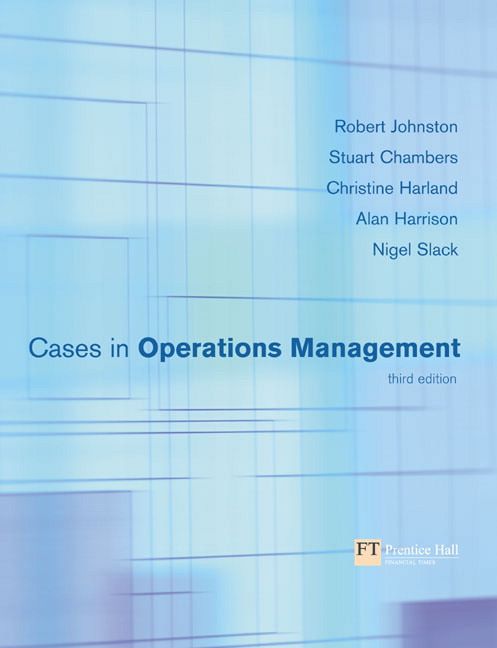 Produktbild: Cases in Operations Management