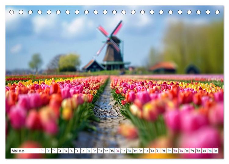 Produktbild: Die Welt in Klein (Tischkalender 2026 DIN A5 quer), CALVENDO Monatskalender