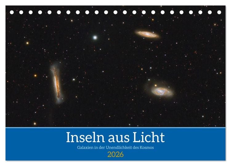 Produktbild: Inseln aus Licht (Tischkalender 2026 DIN A5 quer), CALVENDO Monatskalender