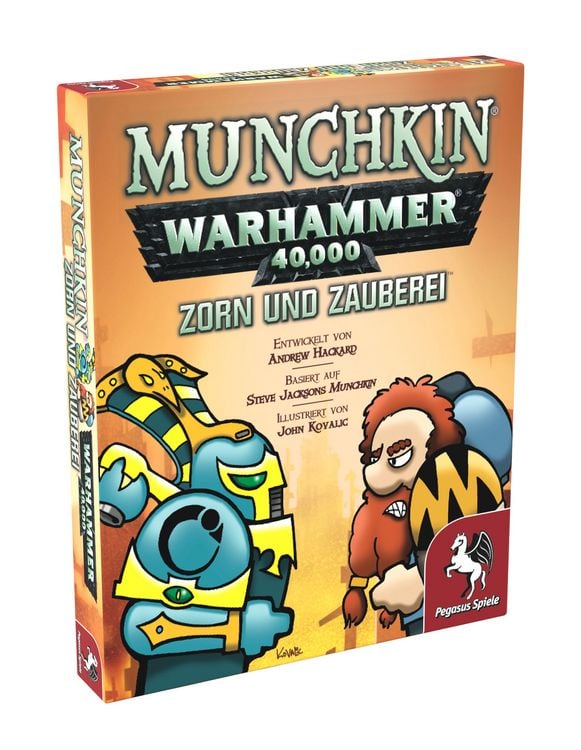 Produktbild: Pegasus - Munchkin Warhammer 40.000 - Zorn und Zauberei