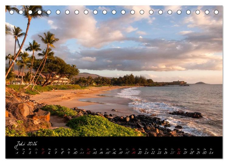 Produktbild: Maui Hawaii - Insel der T&auml;ler (Tischkalender 2026 DIN A5 quer), CALVENDO Monatskalender