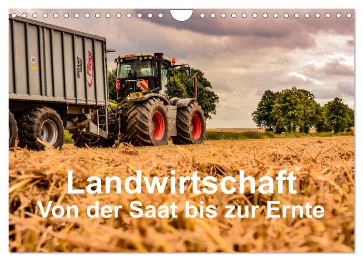 Produktbild: Landwirtschaft - Von der Saat bis zur Ernte (Wandkalender 2026 DIN A4 quer), CALVENDO Monatskalender