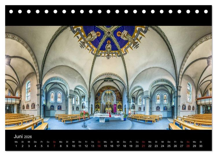 Produktbild: Kapellen, Kirchen und Kathedralen 2026 (Tischkalender 2026 DIN A5 quer), CALVENDO Monatskalender