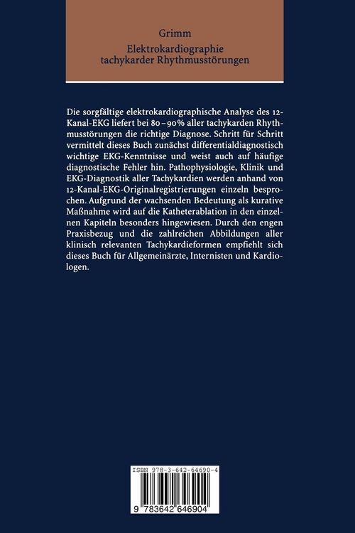 Produktbild: Elektrokardiographie tachykarder Rhythmusst&ouml;rungen