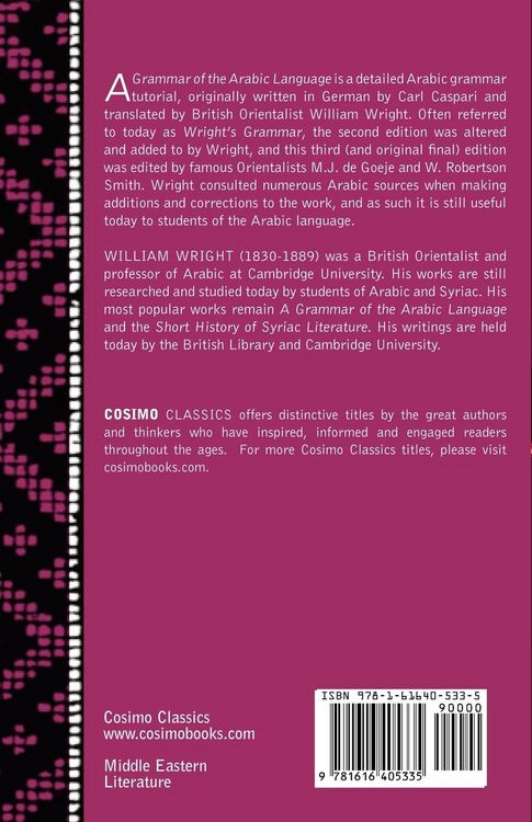 Produktbild: A Grammar of the Arabic Language (Two Volumes in One)