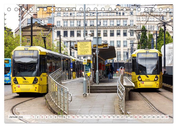 Produktbild: Faszination Manchester (Tischkalender 2026 DIN A5 quer), CALVENDO Monatskalender