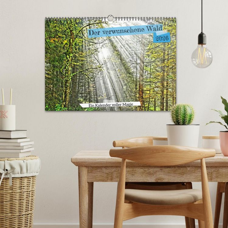 Produktbild: Verwunschene Waldtr&auml;ume: Ein Kalender voller Magie (Wandkalender 2026 DIN A3 quer), CALVENDO Monatskalender