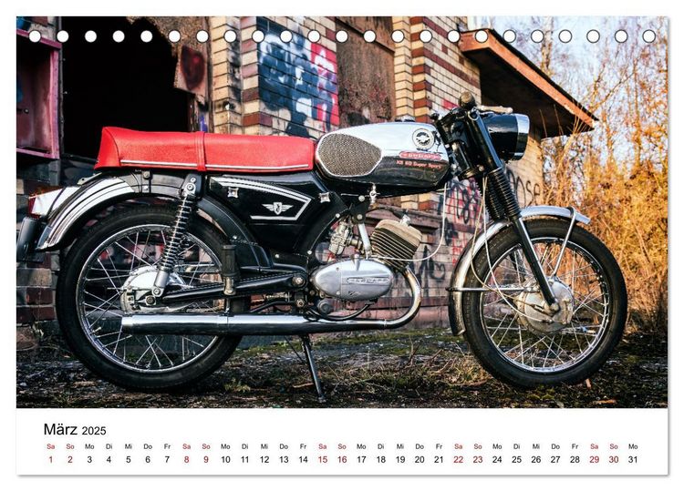 Produktbild: Zündapp-Träume (Tischkalender 2025 DIN A5 quer), CALVENDO Monatskalender