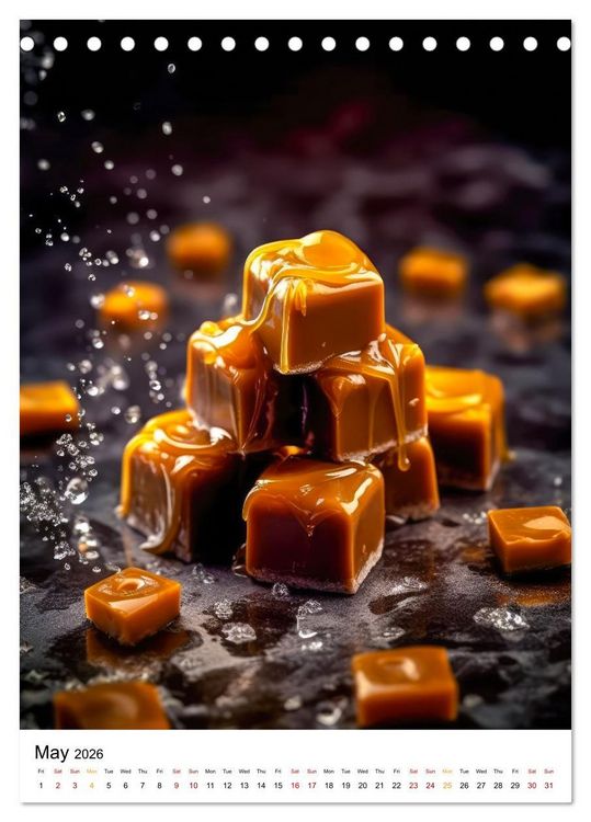 Produktbild: Choco Delight (Desk Calendar 2026 DIN A5 portrait), CALVENDO 12 Month DeskCalendar
