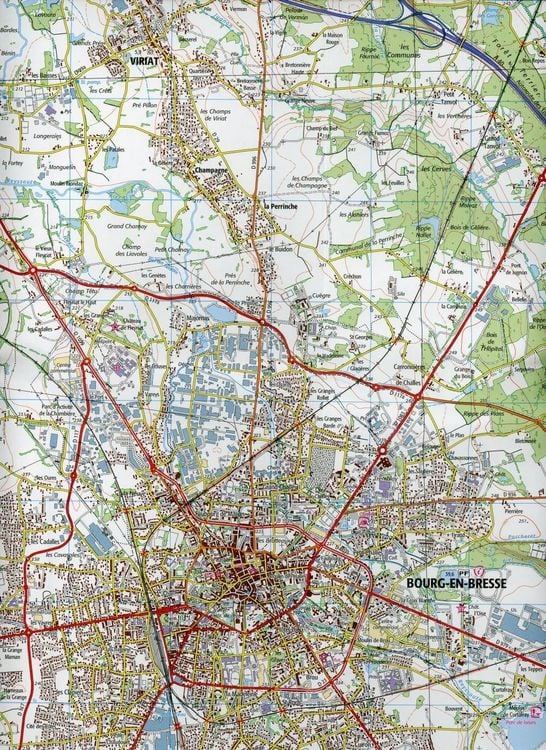 Produktbild: Bourg-en-Bresse 1:25 000